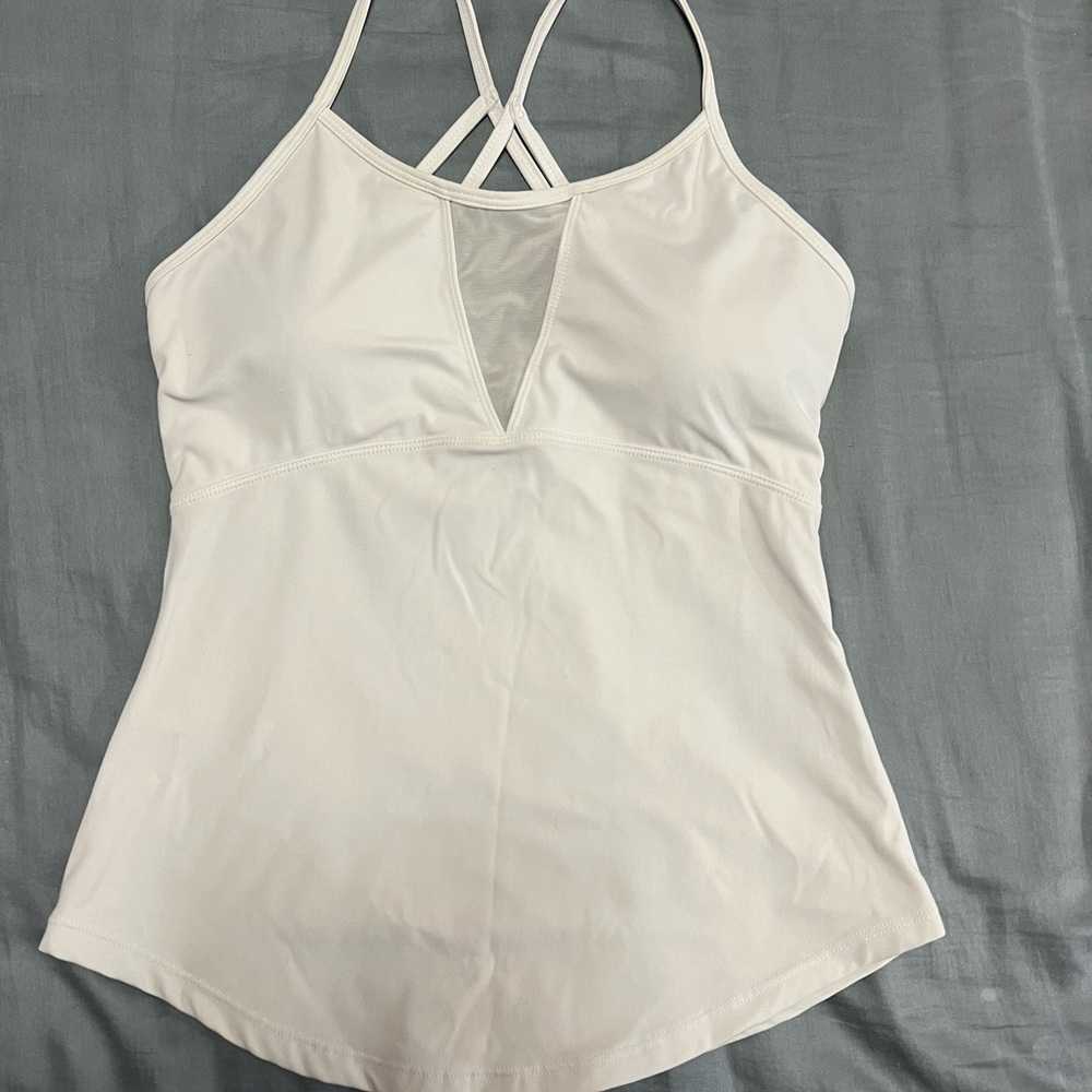 BuffBunny White Tank Top